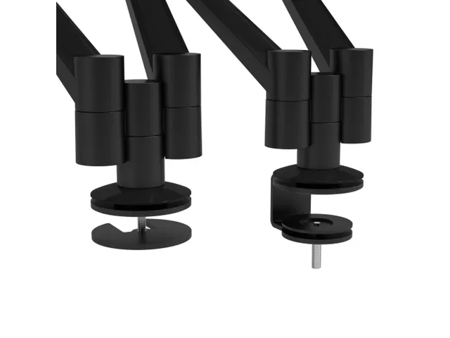 Bras support 2 écrans bureau Viewlite plus 653 Noir