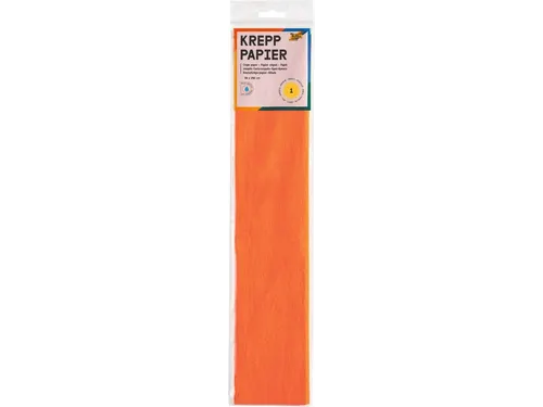 Crêpepapier Folia 50x250cm 10vel 109 oranje