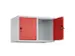 armoire superposable,p. Armoire vestiaire,2compart.