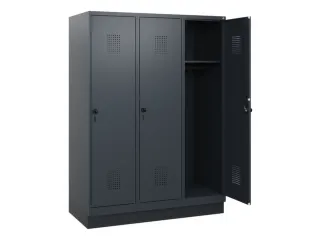schoollocker,HxBxD 1630x1200x500mm,3vak,vak B 400mm,draaigrendel - 1
