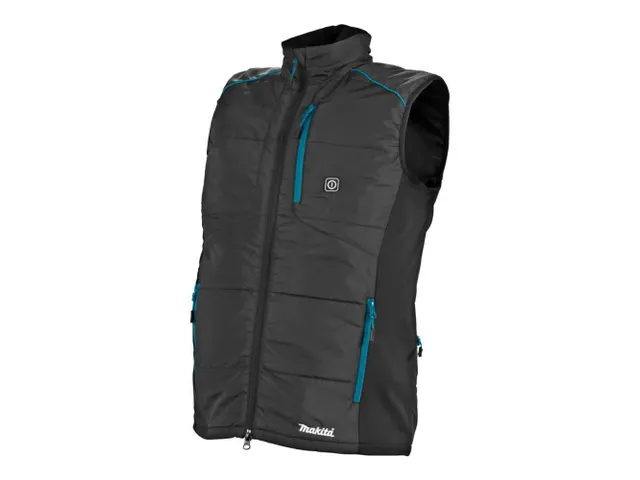 Makita DCV202Z verwarmde bodywarmer, zwart, maat L, per stuk