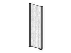 zijwand,v. inhaakstelling,HxD 2000x800mm,staal,RAL7035,perforatieplaat