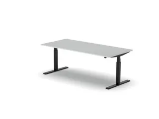 Elektrisch ihv bureau,HxBxD 650-1310x2000x900mm,blad wit - 1