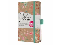 Weekagenda Pure A6 2026 (NL/FR/EN/DU) Green Floral Serenity Hardcover