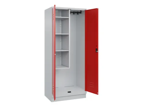 schoonmaakkast,HxBxD 1950x800x500mm,links 4vakken