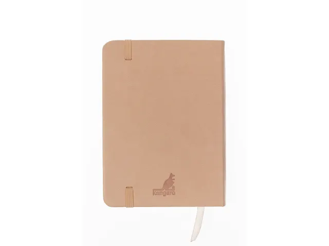Schetsboek Kangaro A6 oud roze PU hardcover 80 blad 140 grams roomwit