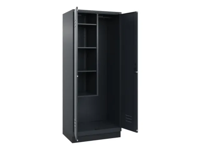 schoonmaakkast,HxBxD 1950x800x500mm,links 4vakken