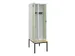 armoire vestiaire avec banc noir et blanc,HxlxP 2120x600x815mm