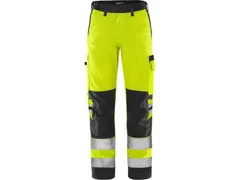 Fristads Green werkbroek 2651 GPLU High Vis Geel/Zwart maat C64