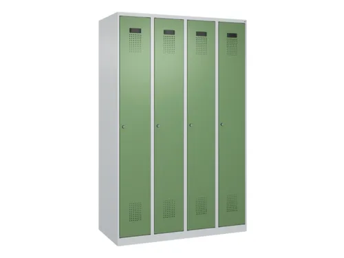 locker voor scheiding van kleding,HxBxD 1850x1200x500mm,4vak