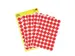 Etiket Avery Zweckform 3141 Rond Ø12mm Rood 270 Stuks