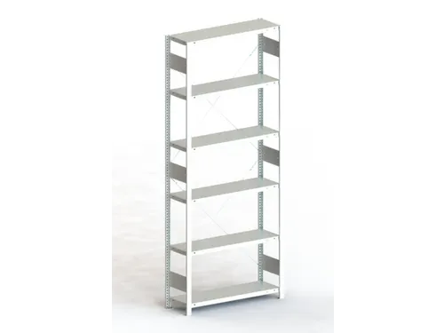 Inhaakstelling Basisveld 2500x1056x336mm 6legborden 230kg Verzinkt