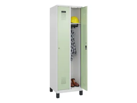 locker,HxBxD 1950x600x500mm,2vak,vak B 300mm,cil.-slot,voeten