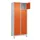lockerkast,HxBxD 1950x800x500mm,2x5vakken,vak B 400mm,cil.-slot,voeten