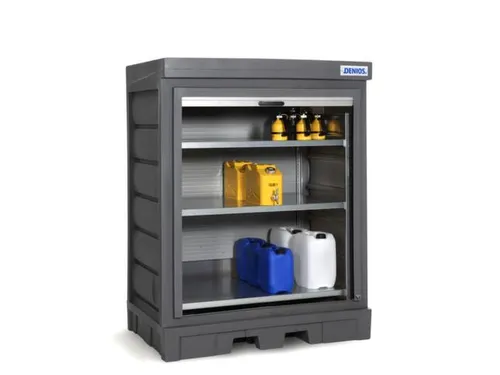 depot,v. aquatoxische/bijtende stoffen,HxBxD 1980x1554x1083mm,roldeur