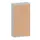 Kantoorkast 1920x1000x430mm Decor Romp Lichtgrijs Decor Front Beuken