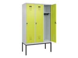 locker,HxBxD 2120x1200x500mm,3vak,vak B 400mm,draaigrendel