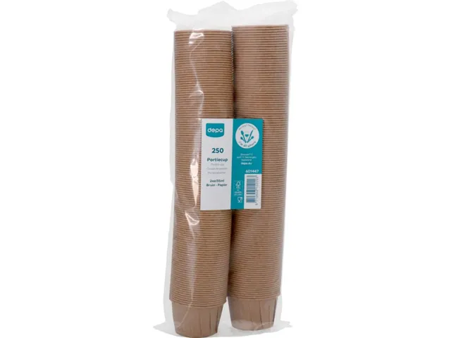 Portiecup bruin 55ml doos 20x250st