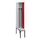 locker met bank,voor scheiding van kleding,HxBxD 2120x300x815mm,1vak