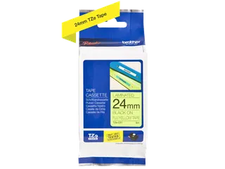 Brother TZe-C51 labeltape zwart op fluorescerend geel – breedte 24 m - 3