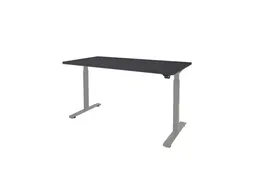 Dextro Basic Zit-sta Bureau Elektrisch 140x80 houtprint schaduw alu