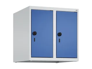 opzetkast,v. locker,2vak.,vak B 250mm,HxBxD 500x500x500mm,vleugeldeur - 1