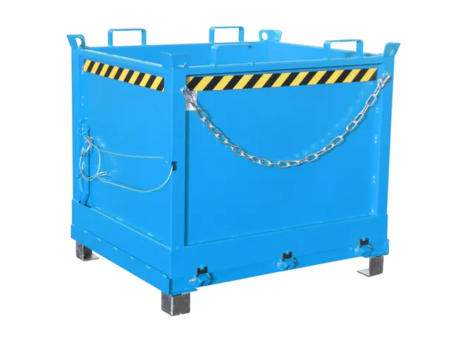 klapbodemcontainer,HxLxB 1145x1040x1245mm,1m³,hijsogen,vorksloffen
