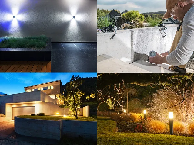 Garden Lights Palm Wandlamp 12V 35LM 1W 3000K