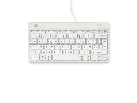 Compact Break ergonomisch toetsenbord Azerty BE Wit bedraad