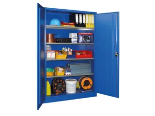 universele kast,HxBxD 1950x1200x400mm,RAL7035,front RAL3000 - 1