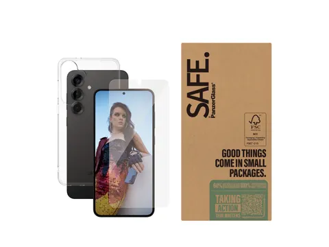 PanzerGlass SAFE. by 2-in-1 Bundle Samsung Galaxy S25+ | Bulk, Sams