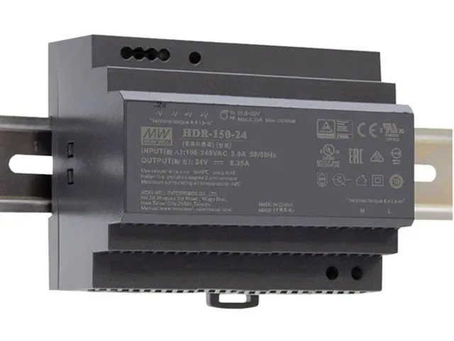 Voeding - 1 Uitgang - 150 W - Din-Railmontage - 24 V - Voor Industriee