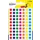 PSA08MX ronde markeringsetiketten diameter 8mm assorti