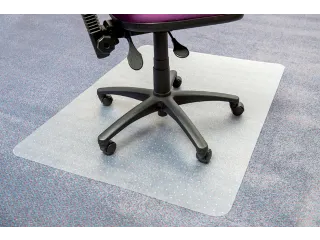Stoelmat Floortex PVC 120x150cm Voor Zachte Vloeren - 2