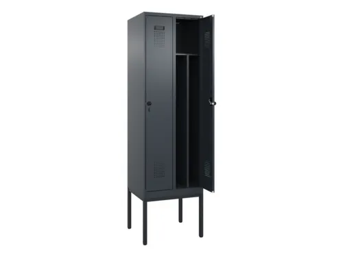 locker voor scheiding van kleding,HxBxD 2120x600x500mm,2vak