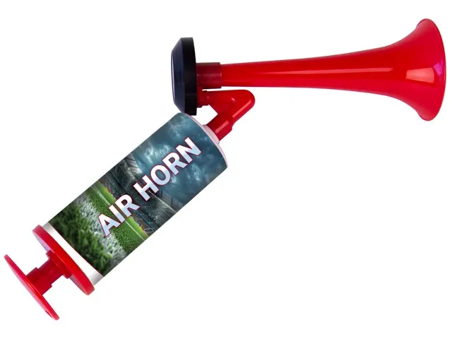 Luchttoeter met handpomp