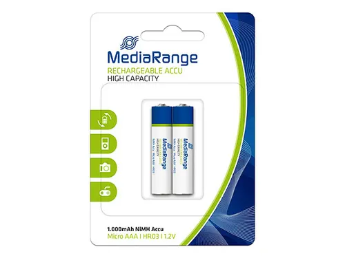 Accu Micro Batterijen MRBAT122 HR03 NiMH rechargeable AAA 2 stuks