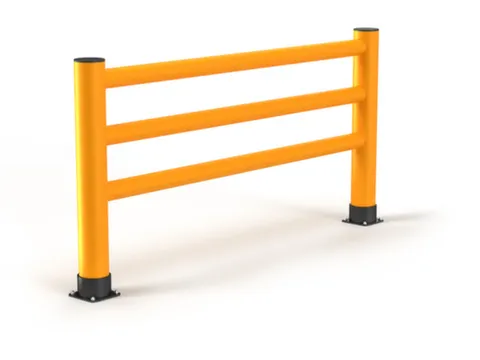 aanrijdbeschermingsplank,leuning,HxL 1100x10000mm,absorbeert botsingen