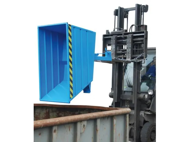 kiepbak,HxLxB 890x1445x1200mm,1m³,draagverm. 1500kg,RAL7005