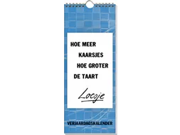 Verjaardagskalender Loesje 6 32x13cm