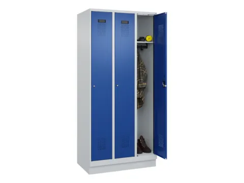 locker,HxBxD 1950x900x500mm,3vak,vak B 300mm,cil.-slot,sokkel