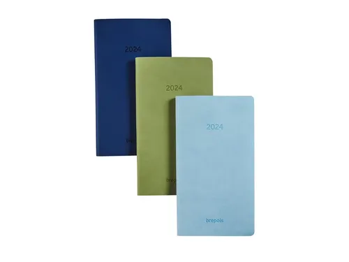 Agenda 2027 Brepols Interplan Colora 7dagen/2pag taupe, roze, dblauw