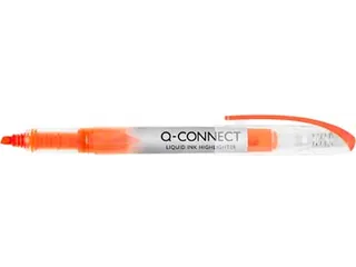 Q-connect Liquid Ink markeerstift Schuine punt Oranje - 1