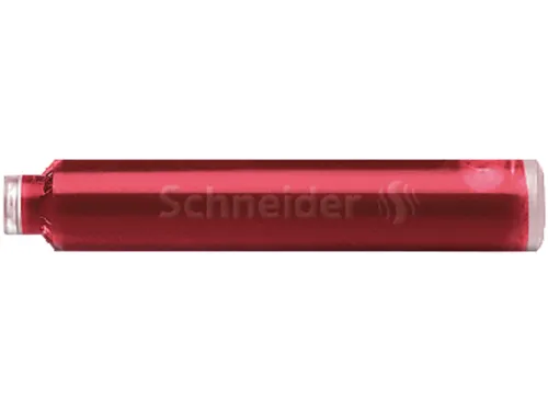 Inktpatroon Schneider Rood 6 stuks