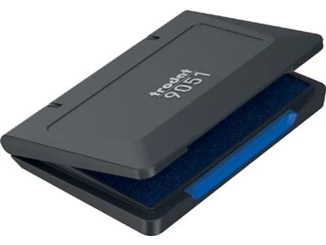 Stempelkussen Ft 5 X 9 Cm, Blauw