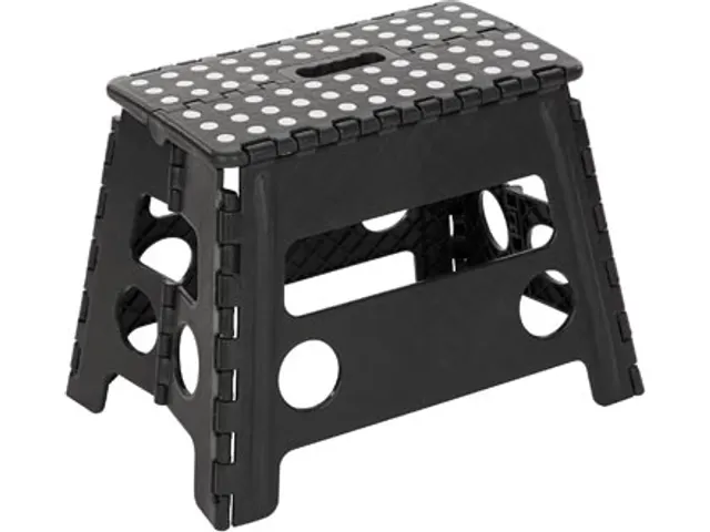 opstapje Uppy XL, opvouwbaar, zwart