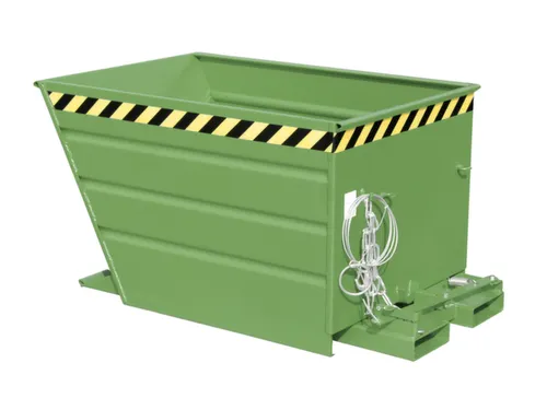 kiepbak,HxLxB 730x1370x1200mm,0,9m³,draagverm. 1000kg,RAL6011