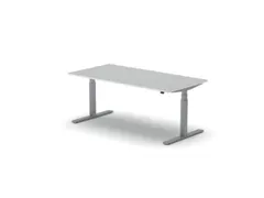 Elektrisch ihv bureau,HxBxD 650-1310x1800x900mm,blad wit