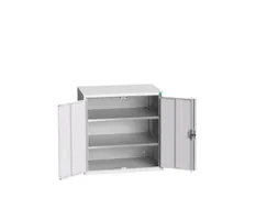 universele kast,HxBxD 800x800x550mm,2xStalen bodem,draaigrendelslot