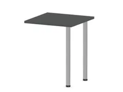 aanbouwtafel,i.h.v.,HxBxD 720-840x600x600mm,MS-donkergrijs